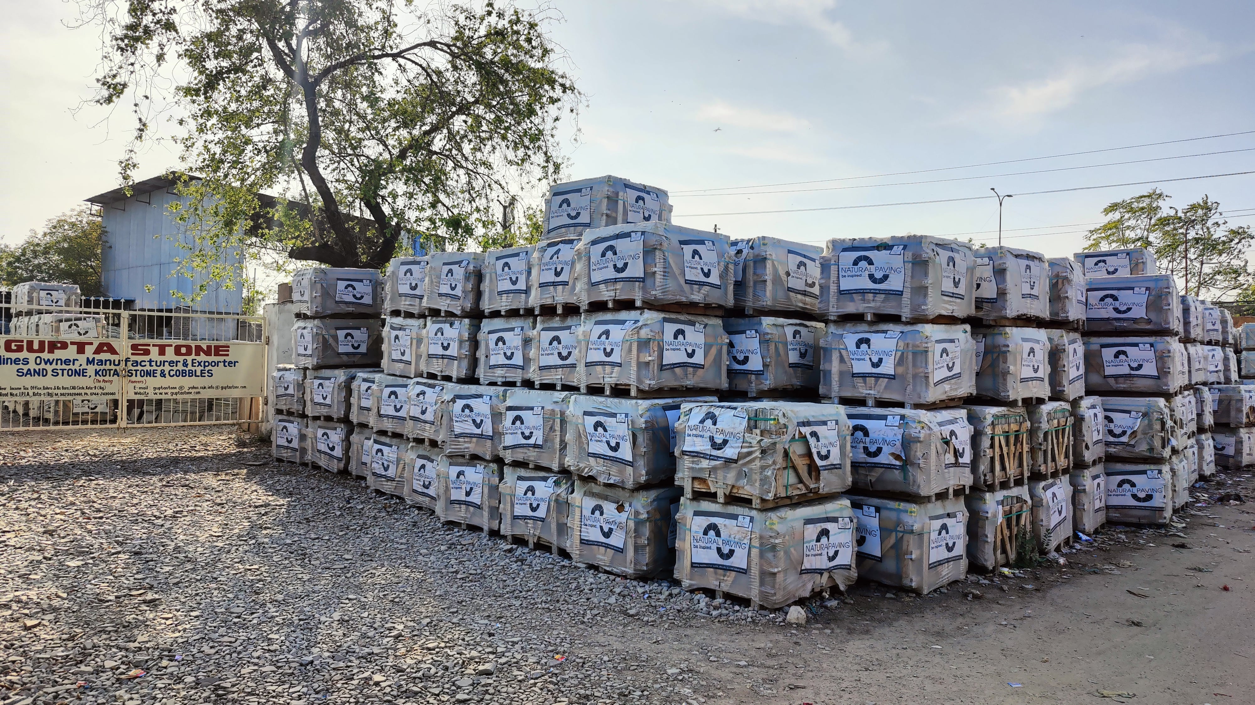 Gupta Stone packaging