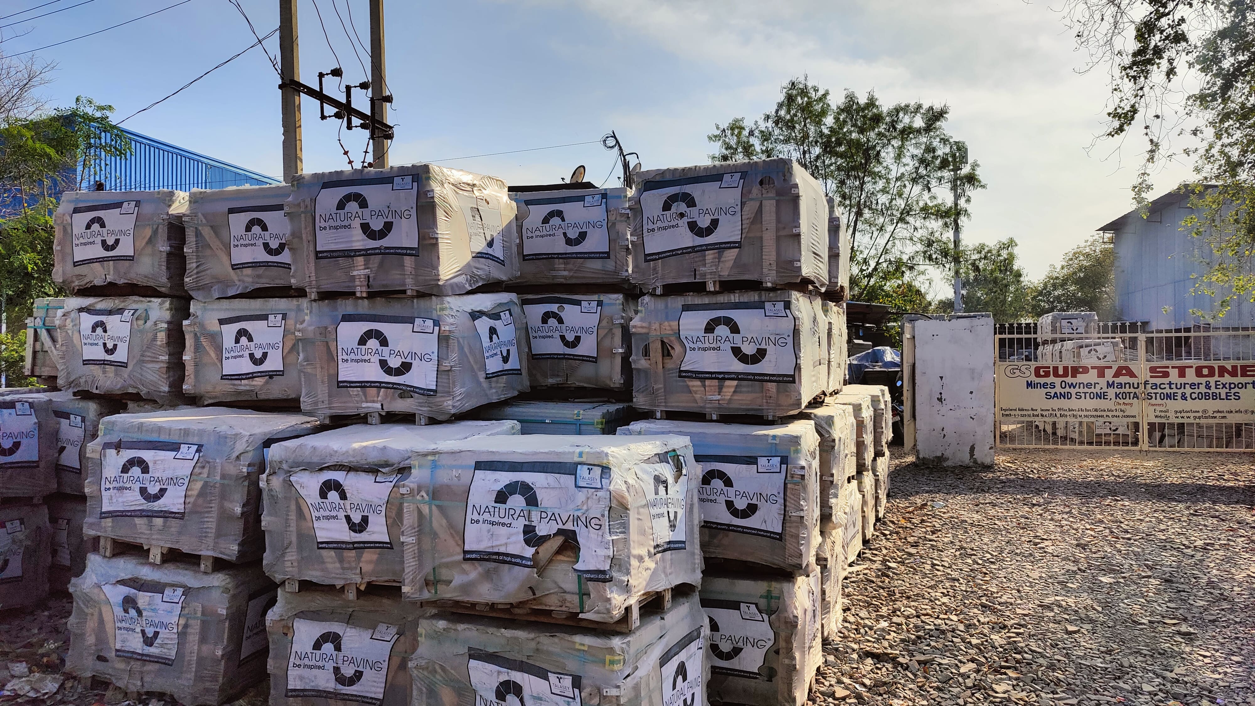 Gupta Stone packaging
