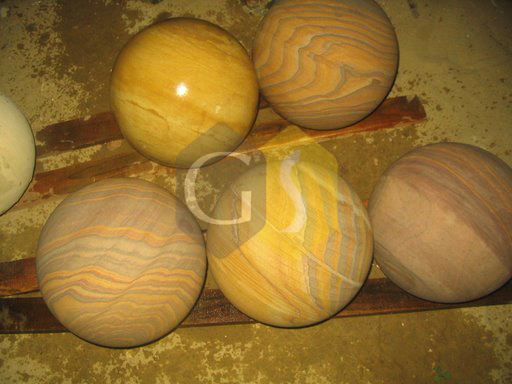 Sandstone Speheres And Artifacts