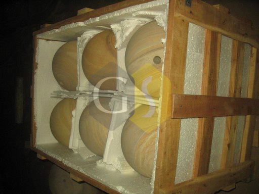 Sandstone Speheres And Artifacts