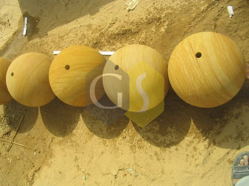 Sandstone Speheres And Artifacts
