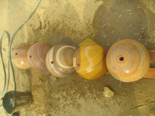 Sandstone Speheres And Artifacts