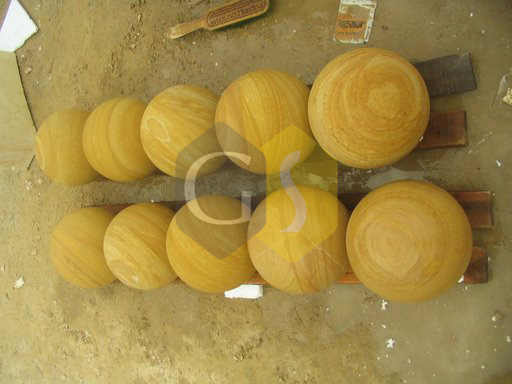Sandstone Speheres And Artifacts