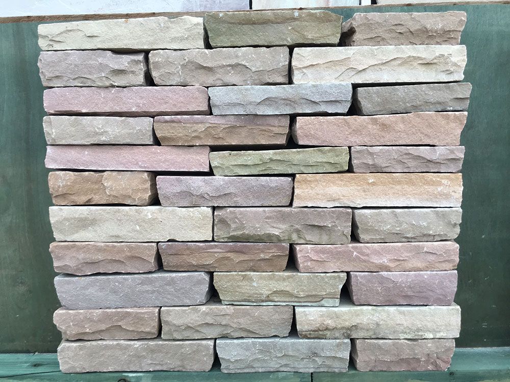 Indian Sandstone Walling - Hand Cut - Raj Blocks